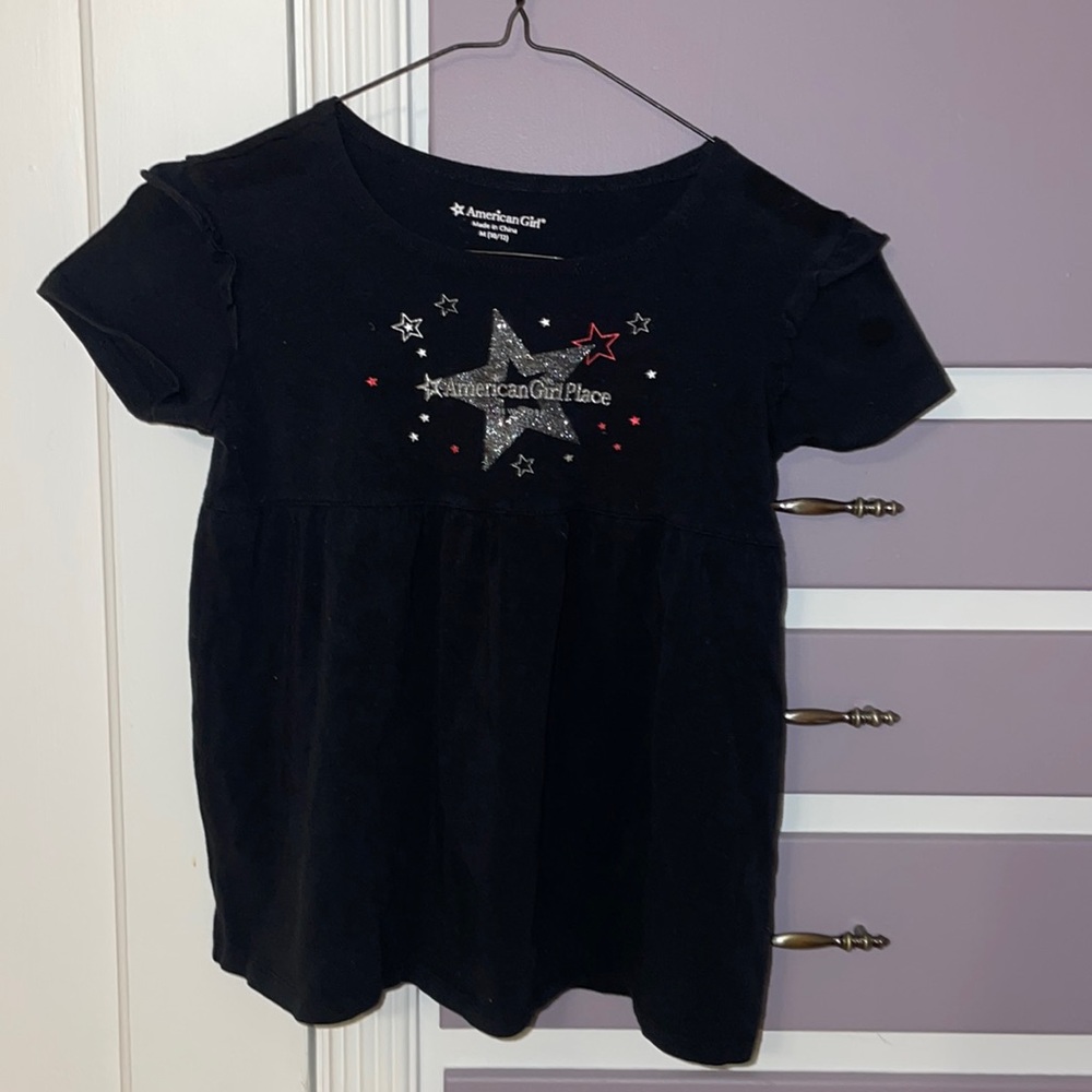 American Girl ruffle shirt size 10/12